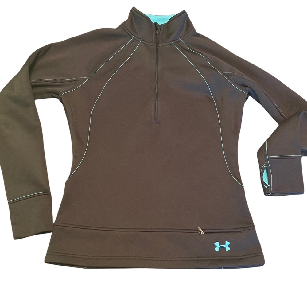 3/$25 Under Armour Fleece Lined Half Zip Embroidered Logo Women’s Jacket